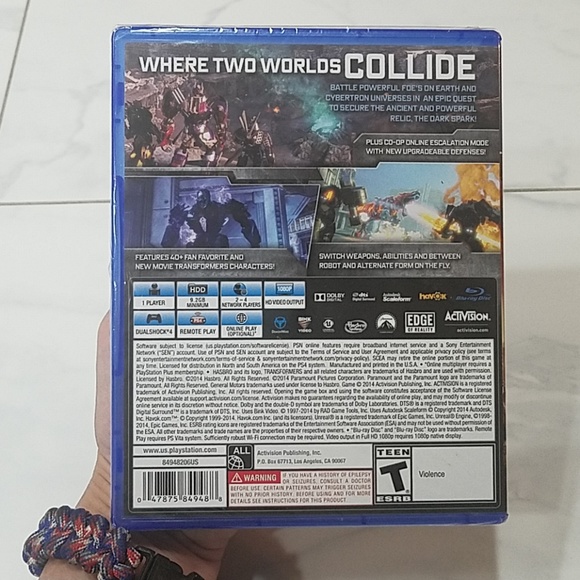 🚫SOLD🚫Brand new PS4 Transformers Game - Picture 2 of 4